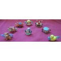 RED ROSE (CANADA) TEA MINIATURE TEAPOTS - EIGHT ASSORTED TOY CHEST & INVENTION SERIES