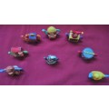 RED ROSE (CANADA) TEA MINIATURE TEAPOTS - EIGHT ASSORTED TOY CHEST & INVENTION SERIES