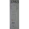 NEW LOOK PATTERNS 6563 SHIRT, TOP &  SHORTS -SEVEN SIZES IN ONE 8 - 20 SEE LISTING