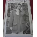 SEWING WITH CONFIDENCE PATTERN 10 - WINTER COAT - SIZE 8 - 18 COMPLETE