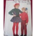 NEW LOOK PATTERNS 6036 KIDS JACKET, SKIRT & PANTS - 8 SIZES IN ONE 3 - 10 YEARS COMPLETE