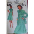 VOGUE VERY EASY PATTERNS 9116  DRESS & JACKET OUTFIT SIZE 16 COMPLETE