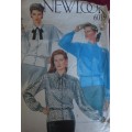 NEW LOOK PATTERNS 6019 BLOUSES WITH WAIST DETAIL SIX SIZES IN ONE 8 - 18 COMPLETE-UNCUT-F/FOLDED