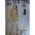 NEW LOOK PATTERNS 6028 JACKET & SHORTS SIX SIZES IN ONE 8 - 18 COMPLETE