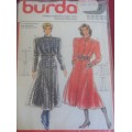 BURDA 5937 TWO PIECE DRESS SIZES 10 - 18 COMPLETE