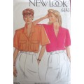 NEW LOOK PATTERNS 6143 6 SIZES IN ONE 8 - 18   - COMPLETE