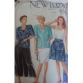 NEW LOOK PATTERNS 6516 -CULOTTES-TOP-JACKET SEVEN SIZES IN ONE 6 -18 COMPLETE