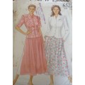 NEW LOOK PATTERNS 6528 2 PIECE DRESS - 7 SIZES IN ONE 6 - 18 - COMPLETE-UNCUT-F/FOLDED