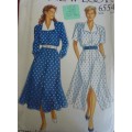 NEW LOOK PATTERNS 6554  SMART DRESS  SEVEN SIZES IN ONE 8 - 20 COMPLETE CUT TO 12- ZIPLOC