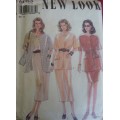 NEW LOOK PATTERNS 6065 TOP WITH POCKETS,SKIRT  SIZES 8 - 18 COMPLETE-NO SEWING INSTRUCTIONS SUPPLIED