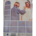 BUTTERICK CRAFT #4695  EMBOSSED TOPS - ONE SIZE - COMPLETE &  UNCUT