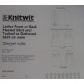 KNITWIT PATTERN 2000 LADIES SKIRTS SIZES 6 - 22  COMPLETE - UNCUT