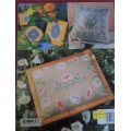 DAVID & CHARLES CROSS STITCH COLLECTION  `WILD FLOWERS` - 20 PAGE BOOKLET