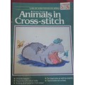 `ANIMALS IN CROSS-STITCH` 32 PG CROSS STITCH BOOK BY ANNIEN TEUBES - DELOS GUIDE FOR SOUTH AFRICA