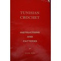 TUNISIAN CROCHET - INSTRUCTIONS & PATTERNS BY SYLVIA DAVIS - 36 PAGES A5 SIZE BOOKLET