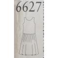 NEW LOOK PATTERNS 6627 PINAFORE DRESS SIZES 8 - 18 COMPLETE