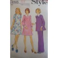 VINTAGE STYLE PATTERNS 4145 MATERNITY  DRESS- OR TUNIC & PANTS SIZE 14 BUST 36" COMPLETE