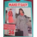 MAKE IT EASY PATTERN NUMBER 26 - TRENCH-COAT - LONG & SHORT COAT - NIGHTIE WITH LACE TRIM