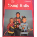 YOUNG KNITS - 30 ORIGINAL DESIGNS - ROZA OBERHOLSTER - DELOS GUIDE  -84 PAGES SOFT COVER