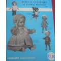 DOLLS CLOTHES IN DOUBLE KNITTING BY PENELOPE -16 A4 PAGES