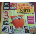 QUICK & EASY KNITS - 17 PATTERNS - SIMPLY KNITTING 52 PAGES