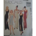 McCALLS 8684 LINED EVENING DRESSES  SIZE C=10-12-14 COMPLETE