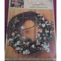 McCALLS #14264 APPLE BLOSSOMS - 4 EASY FLORAL PROJECTS MADE WITH DRIED APPLE SLICES