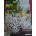 CROCHET MONTHLY NUMBER 95- 32 PAGE MAGAZINE WITH INSTRUCTIONS & DIAGRAMS