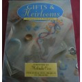 GIFTS & HEIRLOOMS IN CROSS STITCH & NEEDLEPOINT- MELINDA COSS 132 PAGE HARD COVER & DUST JACKET