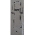 VINTAGE BUTTERICK 2687-GIRL`S DOUBLE BREASTED ROBE SIZE 5 YEARS  BREAST 24` COMPLETE