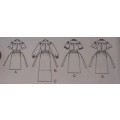 BUTTERICK 6624 SET OF DRESSES SIZE 8-10-12 SEE LISTING