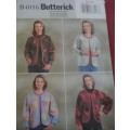 BUTTERICK B4056  PATCHWORK JACKET SIZE XS-S-M (6 - 14) COMPLETE