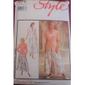 STYLE PATTERNS 1879 LINED JACKETS & CULOTTES SIZE A= 6 - 18 COMPLETE