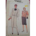VOGUE 8799 TOP-SKIRT  SIZE 12 COMPLETE