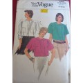 VOGUE 9262 SET OF TOPS  SIZE 6-8-10 - COMPLETE