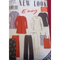 NEW LOOK PATTERN 6916 COAT-JACKT-CAMI-SKIRT-PANTS -5 SIZES IN ONE XS-XL ( 6-24) COMPLETE