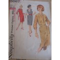 VINTAGE SIMPLICITY 5067  PINAFORE SIZE 14 BUST 34" SEE LISTING