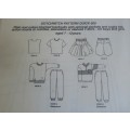STITCHWITCH QUICK 600  KIDDIES TRACKSUIT-T SHIRT-SHORTS-CULOTTES SIZE 7-12 YEARS COMPLETE - SEALED