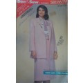 BUTTERICK 5817 JACKET & SKIRT SIZE  C 18-20-22 COMPLETE-UNCUT-F/FOLDED