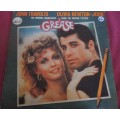 GREASE - SOUNDTRACK -RHODESIAN ISSUE 1978 POLYDOR VINYL LP-2658 125 WITH WHITE RECORD LABELS