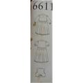 NEW LOOK PATTERNS 6611 GIRLS DRESS & BOLERO SIZES 3 - 8 YEARS COMPLETE-MOSTLY UNCUT