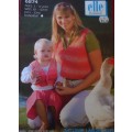 ELLE-#6874  KID`S WAISTCOATS KNITTING PATTERN SIZES - 82 CM - 132 CM AGES 2 - 12 YEARS