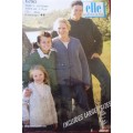 ELLE #6780 - WEEK-END WARMERS FOR CHILDREN 5- 10 YEARS AND ADULTS 82- 117CM