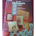 LEISURE ARTS 152 CHARTED ALPHABETS FOR BOYS & GIRLS - 32 PAGES