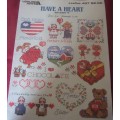 LEISURE ARTS 487 HAVE A HEART MINI SERIES #9 - 4 PAGES