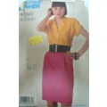 SIMPLICITY 8690 BLOUSE & SKIRT SIZE H6-8-10 COMPLETE