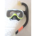 AQUA LUNG MASK & SNORKLE SET  - MADE IN ITALY ( WITH EXTRA MASK)