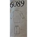 NEW LOOK PATTERNS 6089 TOP/JACKET & SKIRT SIX SIZES IN ONE 8 - 18 COMPLETE-UNCUTF/FOLDED