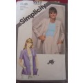 SIMPLICITY 9913 UNLINED JACKET SIZE 16 BUST 97 CM COMPLETE-UNUSED PATTERN