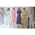 BUTTERICK  PATTERN 4368 BELTED DRESS WITH FRONT TUCKS SIZES 12-14-16 COMPLETE-UNCUT-F/FOLDED